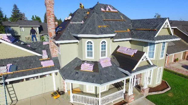 NuShake roofing project — Ripon re-roof